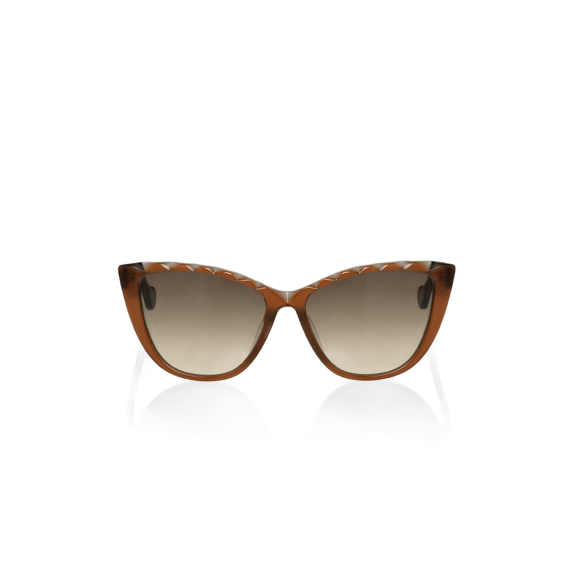 Sunglasses for Woman Acetate frame shaded brown lens (ms50703 