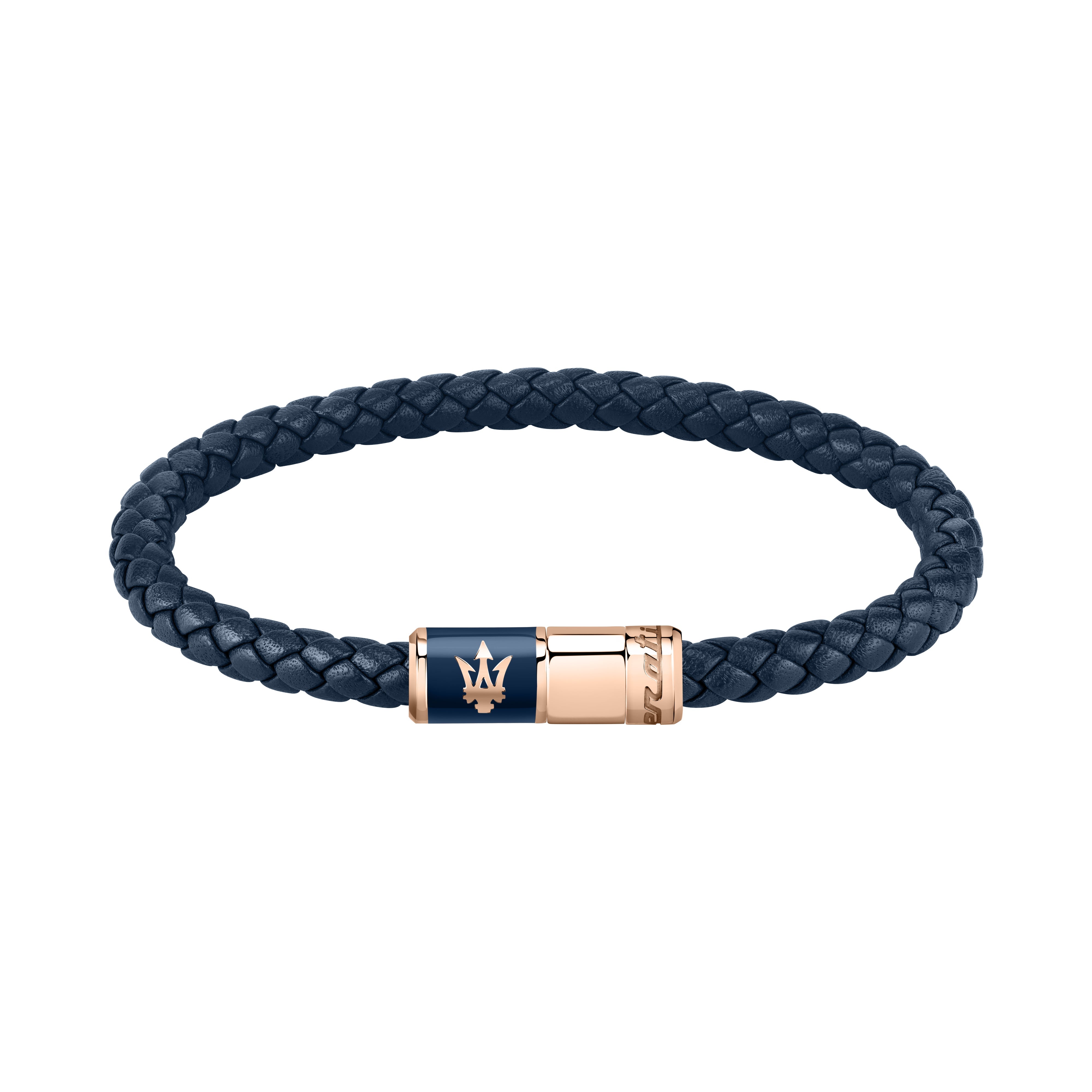 Blue Leather Bracelet (JM222AVE09) – Maseratistore