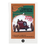 Lithograph no. 2 Italy 1926 Maserati Tipo 26 â€“ Alfieri Maserati
