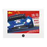 Lithograph no. 91 China Maserati MC12 - Andrea Bertolini/Mika Salo