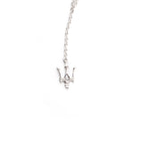 Diamond/Trident Pendant Necklace