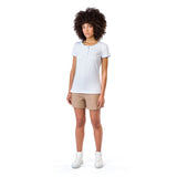 WOMENâ€™S WHITE ROUND-NECKED T-SHIRT