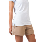 WOMENâ€™S WHITE ROUND-NECKED T-SHIRT
