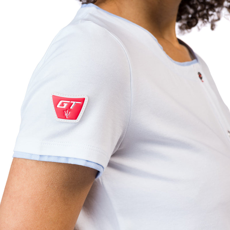 WOMENâ€™S WHITE ROUND-NECKED T-SHIRT