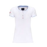 WOMENâ€™S WHITE ROUND-NECKED T-SHIRT
