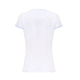 WOMENâ€™S WHITE ROUND-NECKED T-SHIRT