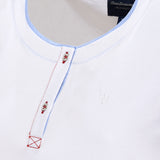 WOMENâ€™S WHITE ROUND-NECKED T-SHIRT
