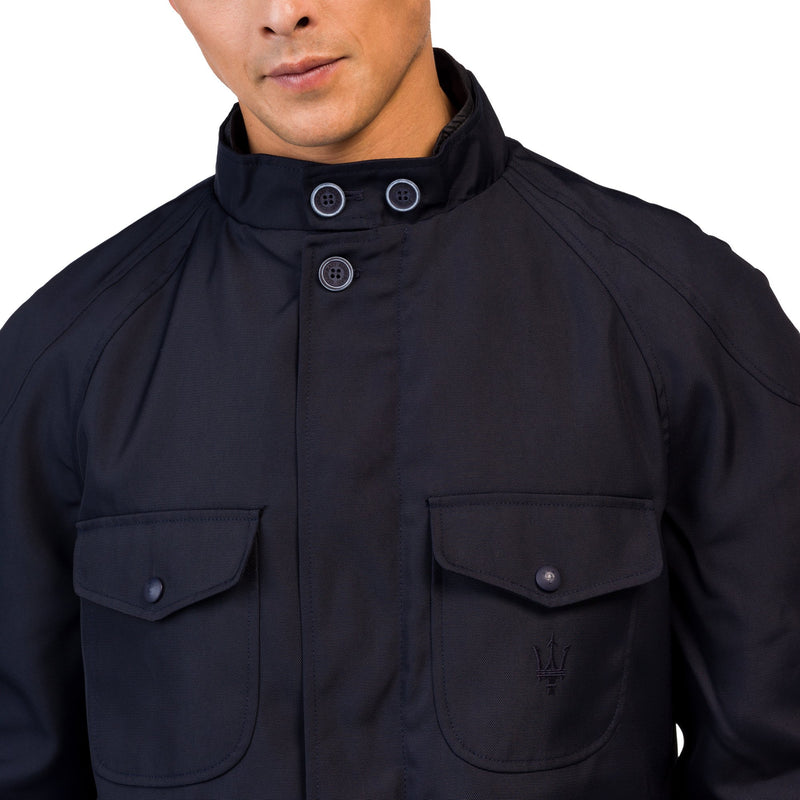 MEN'S DARK BLUE CORDURA FIELD JACKET