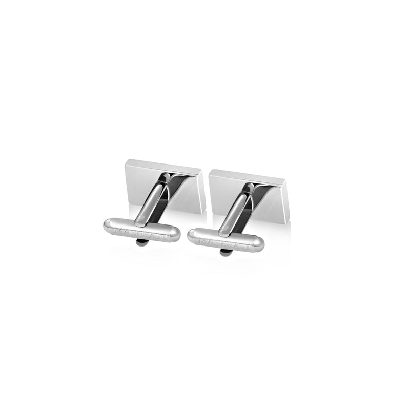 Brass and wood cufflinks