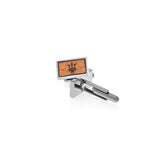 Brass and wood cufflinks