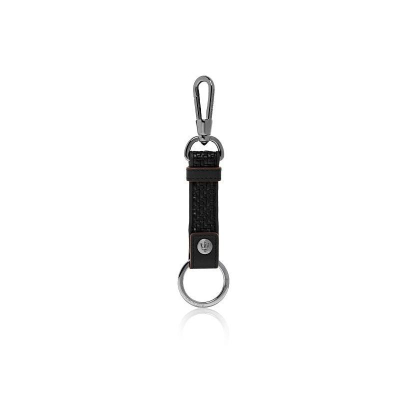 PELLETESSUTA™ black keychain by Zegna