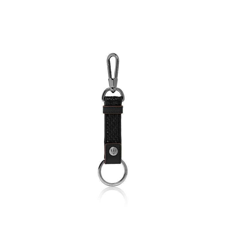 PELLETESSUTA™ black keychain by Zegna