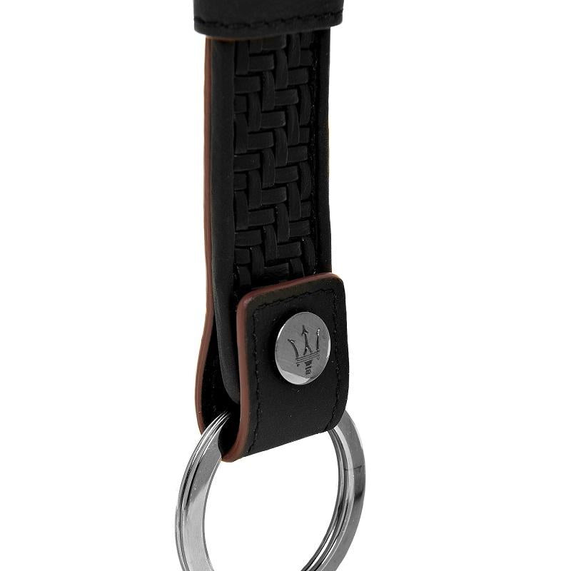 PELLETESSUTA™ black keychain by Zegna
