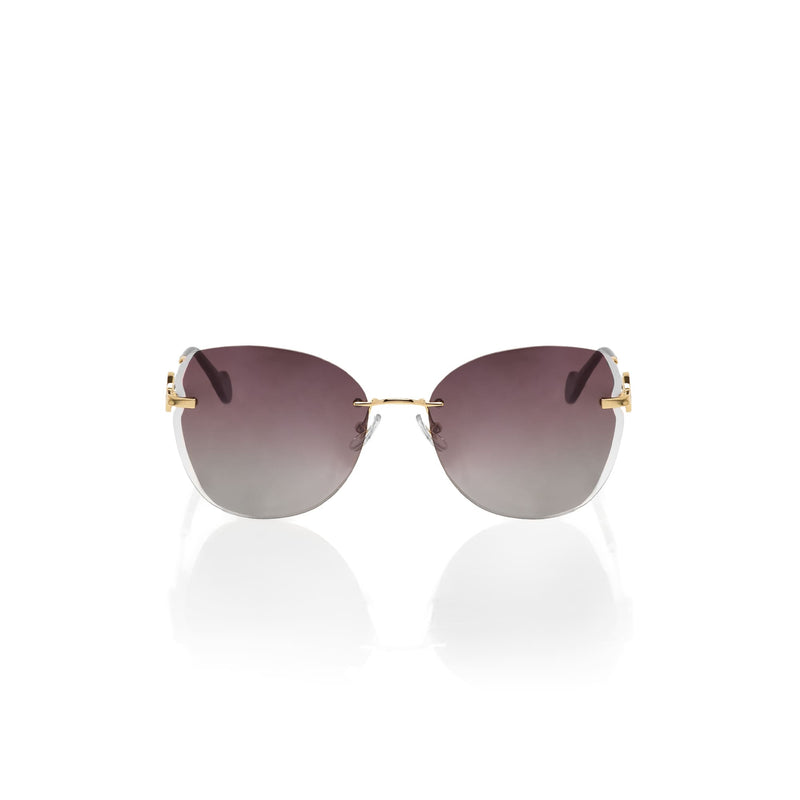 Steel sales frame sunglasses