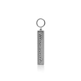 Grey Maserati Script Keychain
