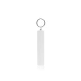 Grey Maserati Script Keychain