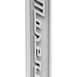 White Keychain with Maserati Lettering