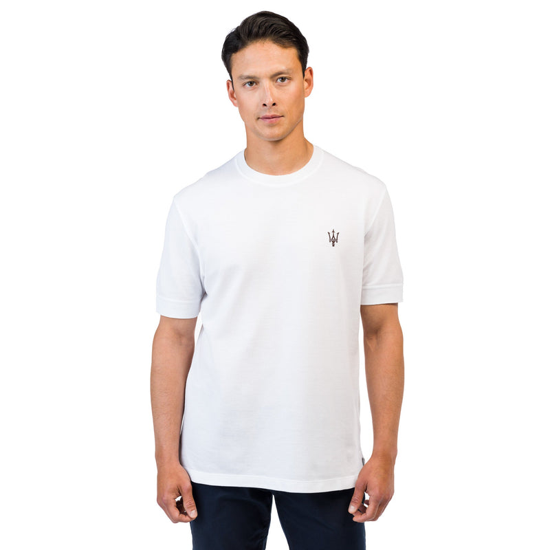 Zegna X Maserati Off White Cotton T- Shirt – Maseratistore