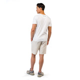 White Unisex T-Shirt with Maxi Maserati Trident