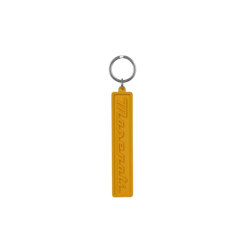 Blue Keychain with Maserati Script