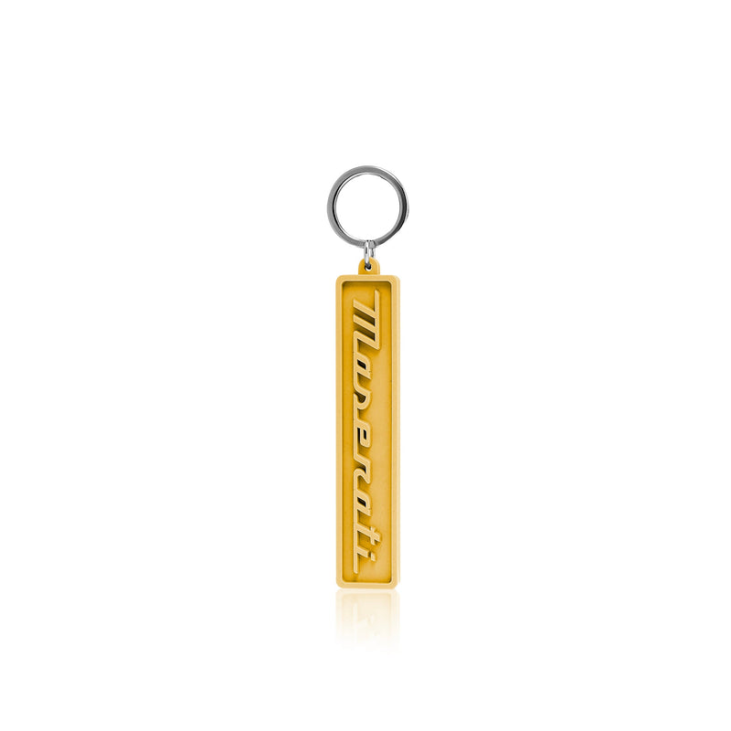 Blue Keychain with Maserati Script