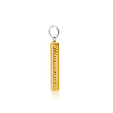 Blue Keychain with Maserati Script