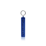 Blue Keychain with Maserati Script