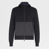 Maserati Wool and Silk Spacer Full Zip Sweatshirt