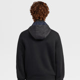 Maserati Wool and Silk Spacer Full Zip Sweatshirt