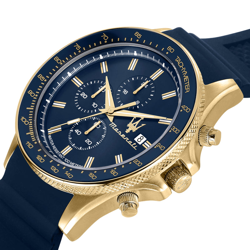 Sfida Chrono Watch - Blue Dial (R8871640004) – Maseratistore