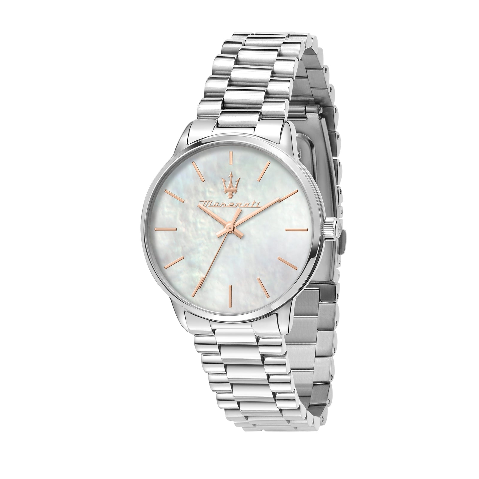Royale 3H Watch - White (R8853147507) – Maseratistore